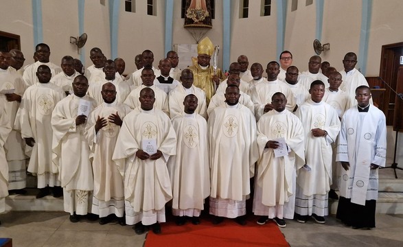 Crescimento de novas Vocações nos últimos 40 anos destacado pelo bispo de Cabinda