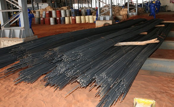 Angola ganha Siderurgia moderna com capacidade anual de 500 mil toneladas de aço