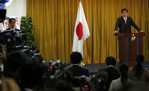 Futuro primeiro-ministro do Japão diz 'não' à China sobre ilhas disputadas