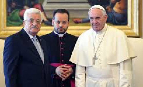 Papa Francisco recebeu Mahmoud Abbas
