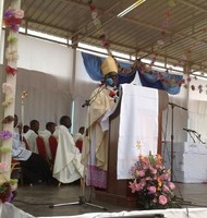 Na missa de abertura da peregrinação a Santa Ana Dom Jaka o sentimento maior “ O Amor” 