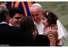 Família é obra-prima da sociedade diz Papa Francisco 