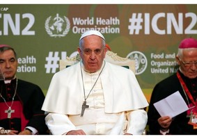 Ganância dificulta luta contra fome no mundo defendeu na conferência da FAO o Papa Francisco 