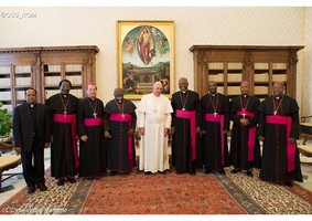 Papa recebeu visita dos bispos da Namíbia e Lesotho