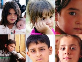 Caritas na Síria mostra rosto de crianças refugiadas
