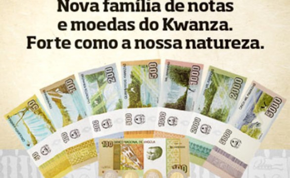 Notas da nova família do kwanza entram em circulação sexta-feira