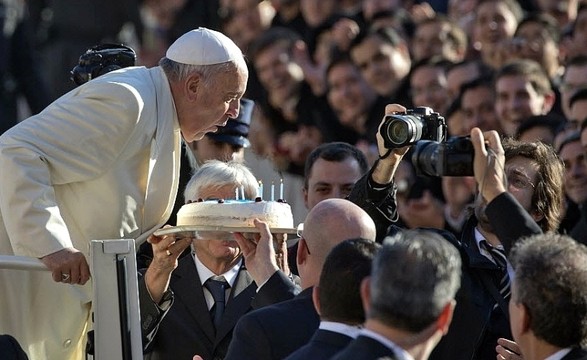 Papa celebra o seu 79.º aniversário