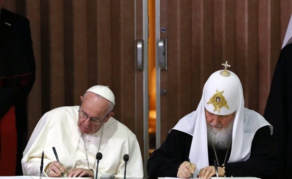 Ecumenismo: Declaração em 30 pontos aproxima católicos e ortodoxos russos