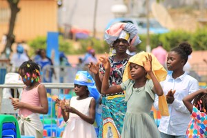 Crianças de Caxito, Luanda e Viana participam da peregrinação ao santuário NªSrª da Muxima