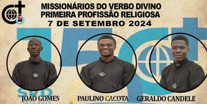 Missionários do Verbo Divino ganham 3 jovens