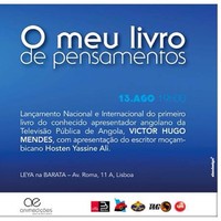 Jornalista Victor Hugo Mendes lança o seu livro intitulado 